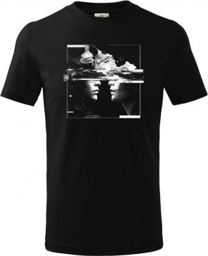 Glitch láska, bílý tisk