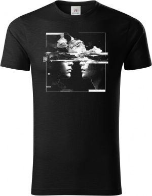 Glitch láska, bílý tisk