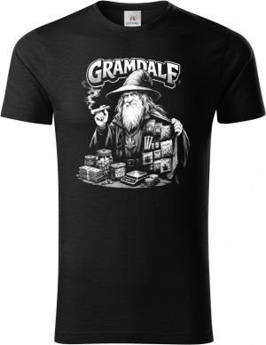 Gramdalf, bílý potisk