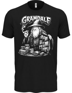 Gramdalf, bílý potisk