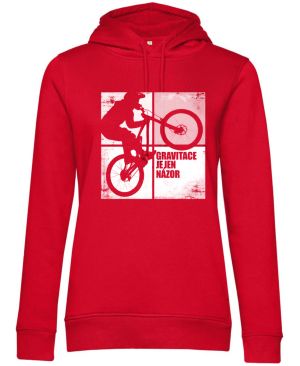 Gravitace je jen názor, bílý potisk