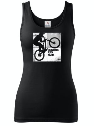 Gravitace je jen názor, bílý potisk