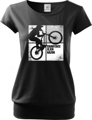 Gravitace je jen názor, bílý potisk