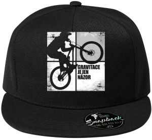 Gravitace je jen názor, bílý potisk