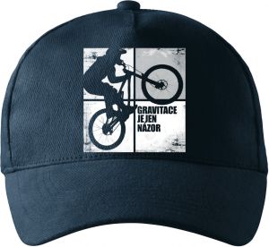 Gravitace je jen názor, bílý potisk