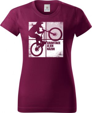 Gravitace je jen názor, bílý potisk