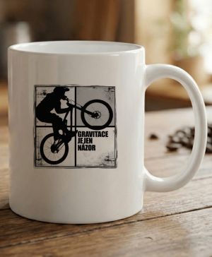 Gravitace je jen názor, černý tisk