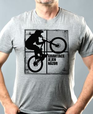 Gravitace je jen názor, černý tisk