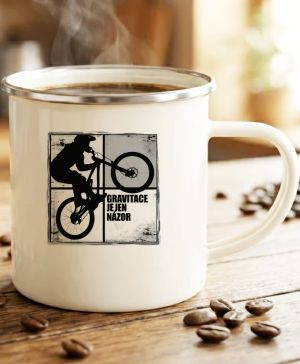 Gravitace je jen názor, černý tisk