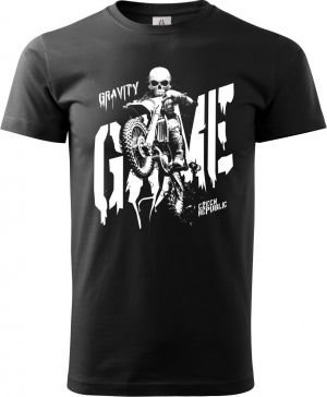 Gravity Game, Enduro, Motocross, Quad, V2, bílý tisk