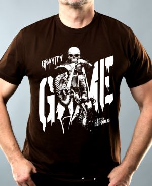 Gravity Game, Enduro, Motocross, Quad, V2, bílý tisk