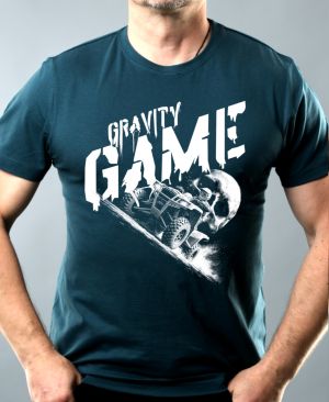 Gravity Game. Quad, ATV, bílý tisk, v1