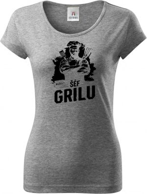 Grilovačka Šéf Grilu, černý potisk