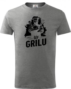 Grilovačka Šéf Grilu, černý potisk