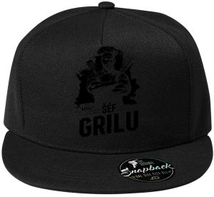 Grilovačka Šéf Grilu, černý potisk
