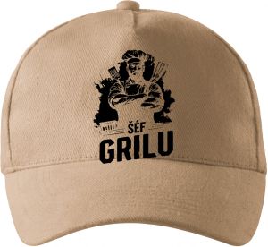 Grilovačka Šéf Grilu, černý potisk