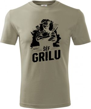 Grilovačka Šéf Grilu, černý potisk