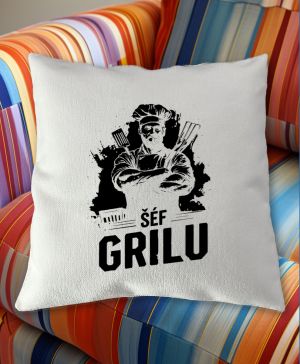 Grilovačka Šéf Grilu, černý potisk