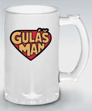 Guláš man, V1, černý tisk