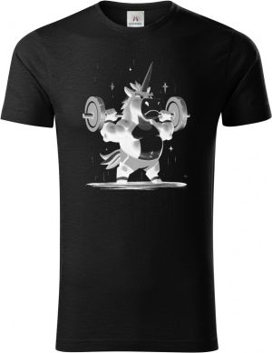 Gym horn, bílý potisk