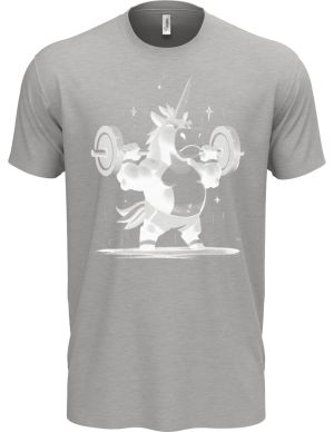 Gym horn, bílý potisk