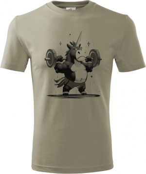 Gym horn, černý potisk