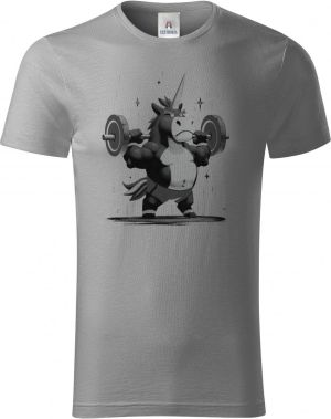Gym horn, černý potisk