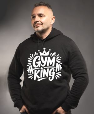 Gym king, bilý potisk