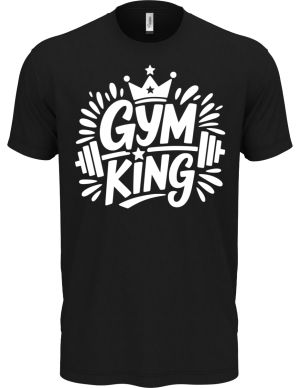 Gym king, bilý potisk
