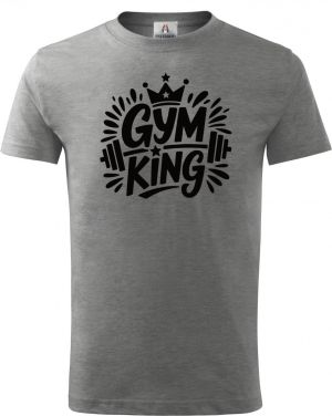Gym king, černý potisk