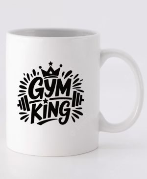 Gym king, černý potisk