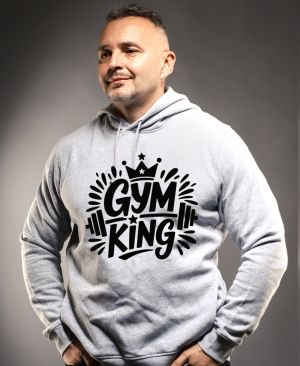 Gym king, černý potisk