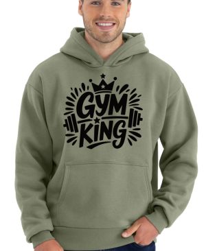 Gym king, černý potisk