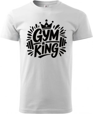 Gym king, černý potisk