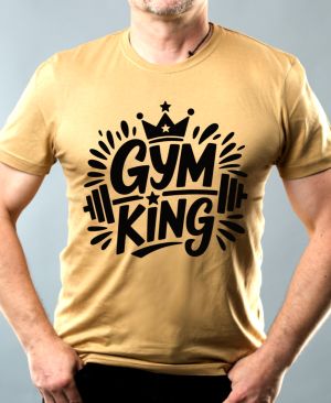 Gym king, černý potisk