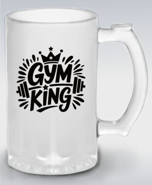Gym king, černý potisk