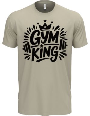 Gym king, černý potisk