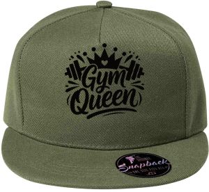 Gym Queen, černý potisk