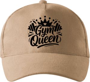 Gym Queen, černý potisk