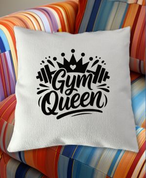 Gym Queen, černý potisk