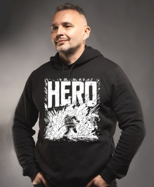 Hasič hrdina, bílý tisk