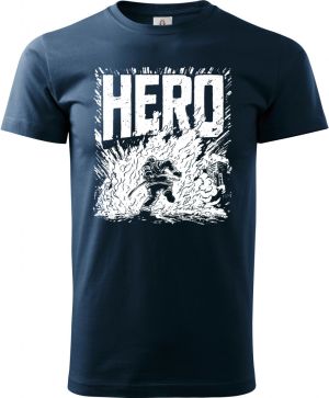 Hasič hrdina, bílý tisk