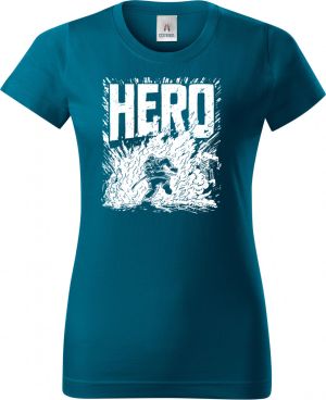 Hasič hrdina, bílý tisk