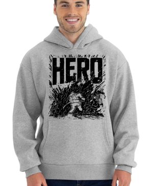 Hasič hrdina, černý tisk