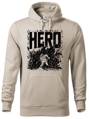 Hasič hrdina, černý tisk