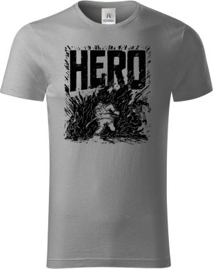 Hasič hrdina, černý tisk