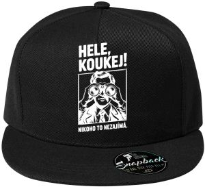 Hele, koukej! Nikoho to nezajímá. bílý potisk