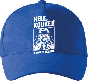 Hele, koukej! Nikoho to nezajímá. bílý potisk