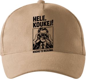 Hele, koukej! Nikoho to nezajímá. černý tisk