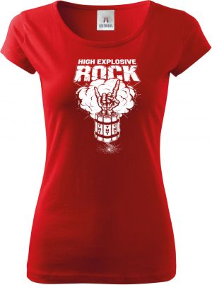 High explosive rock, V1, bílý tisk